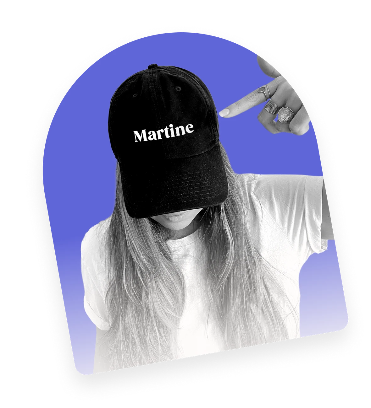 Casquette brodée « Martine », visuel de couverture